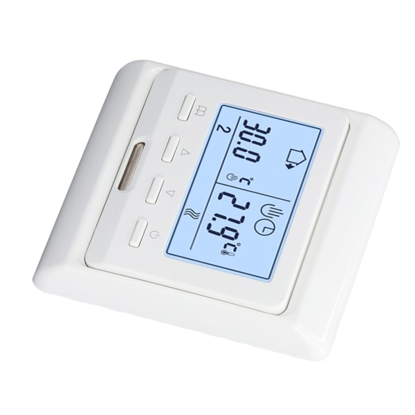 AC180‑230V LED programmerbar gulvvarmetemperaturregulator for hushold