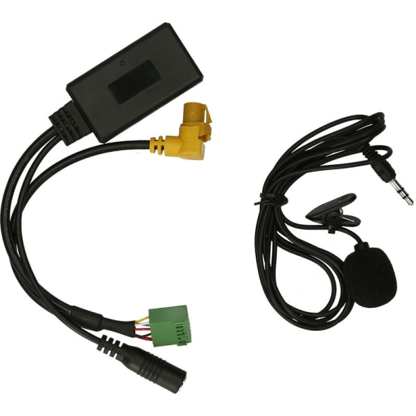 Bil MMI 3G BT AUX AMI Multimedia BT Adapter Ljudkabel Mikrofon Handsfree Ersättning för AUDI A4 A5 A6 Q5 Q7 S5, modell: Svart 45