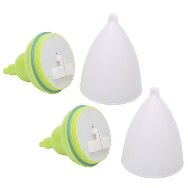 2st plast LED fiskeflotta Bobber elektronisk induktion för nattfiskeredskap Kit 28127-C50