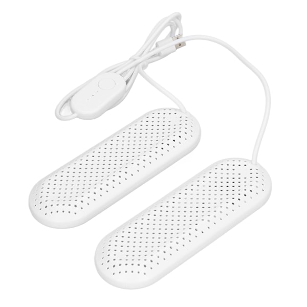 Hushålls-USB Skotorktumlare Studenthemssal Vuxna Deodoriserande Boot Skor Torktumlare med Timer Vit