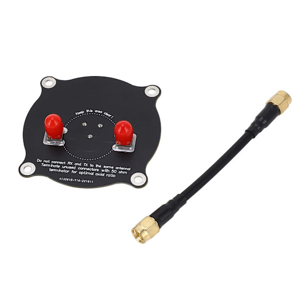 5.8GHz Triple Feed Patch Antenn 9.4dBi Riktningsriktad cirkulärt polariserad antenn med hög precision för FPV Racing Drone