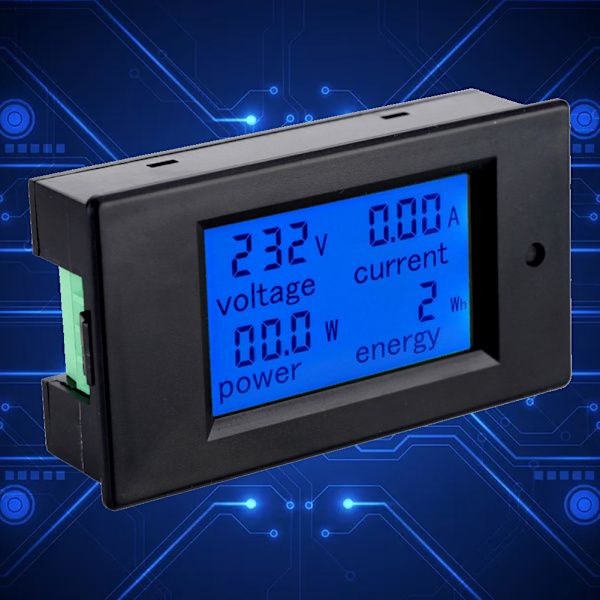 TSPZEM-061 Multifunktions LCD Digital AC Spänning Ström Power Energimätare Tester