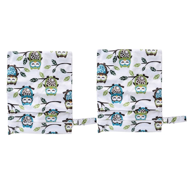 2st Två våttorra påsar med blixtlås Vattentät Tvättbara babyartiklar med stor kapacitet Yoga Gym Bag 11 X 15,7 tum