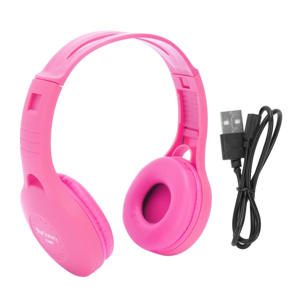 G58 Hodebånds Bluetooth-hodetelefoner Bluetooth 5.0 Stereo Bluetooth-hodetelefoner for sportbruk (rosa)