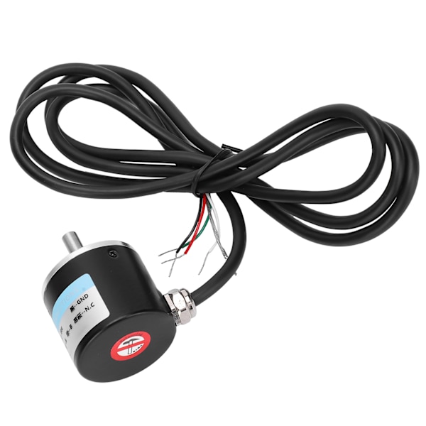【NX】Encoder AB 2-faset inkrementel 5-24V DC Solid Shaft Encoder Kompatibel med Office Automation Engineering500B