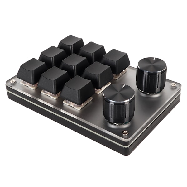 Rødt Switch Makro Tastatur Plug and Play Ergonomisk Tilpassede Knapper USB Mini Tastatur til Desktop PC 9 Taster 2 Knapper