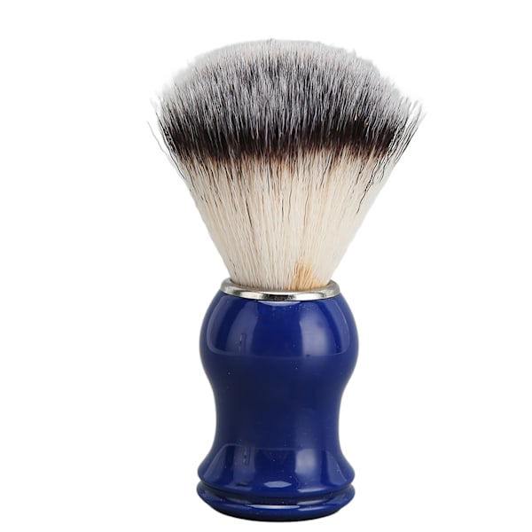 2 farver håndlavet barberkost blå håndtag sølvring mænd barberkost til skønhedssalon