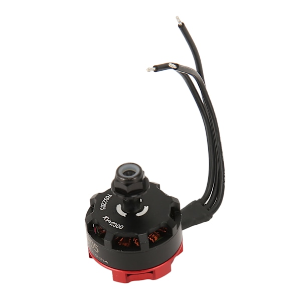 RS2205 2300KV borstlös motor CW/CCW 3-4S fjärrkontroll borstlös motor för FPV Racing Drönare FPV Multicopters Svart
