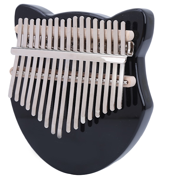 Kalimba 17-tangenters tommelklaverinstrument med veske og stemmehammer Musikkinstrument Gave Svart