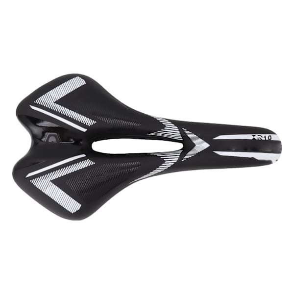Sykkelstol Mountainbike-sete Memory Foam-pute Tykkere hul Komfort-sykkelsete Hvit