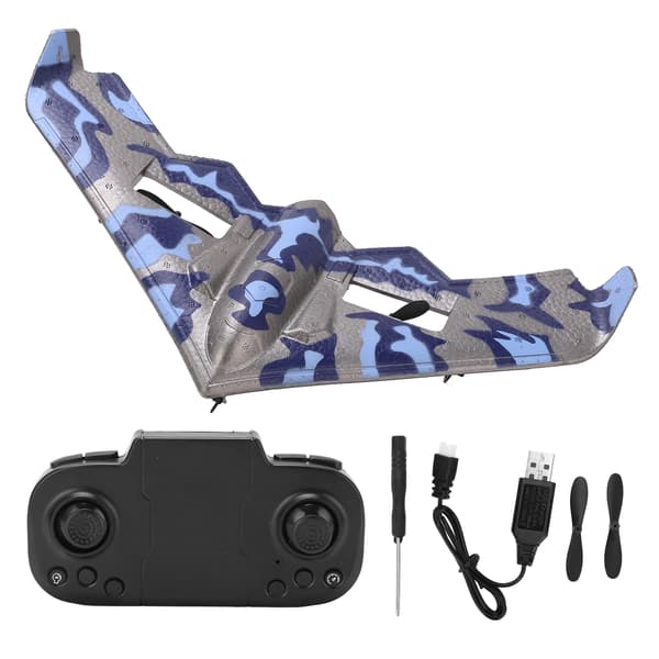 【NX】RC Flygplan Glider TY8 fast triangulär vinge 2,4 GHz fjärrkontroll flygplan EPP-skum Kompatibel med tonåringar nybörjare