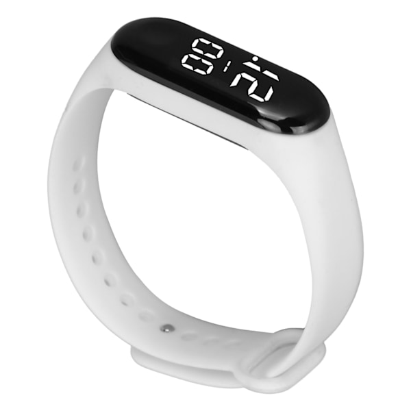 LED pekskärm elektronisk klocka Gummiarmband Digital sportarmbandsur för pojkar Flickor Män Dam