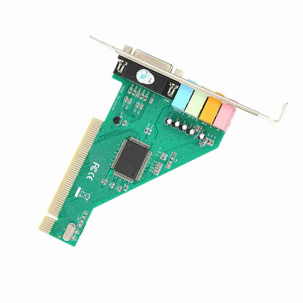 PCI-lydkort Channel 4.1 for datamaskin Desktop Intern Audio Karte Stereo Surround CMI8738