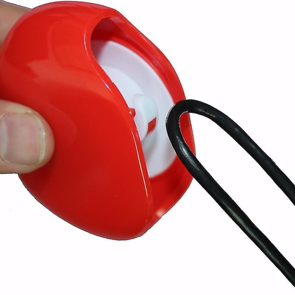Automatisk kabelupprullare Indragbar sladdupprullare Organizer för hörlurskabel Red