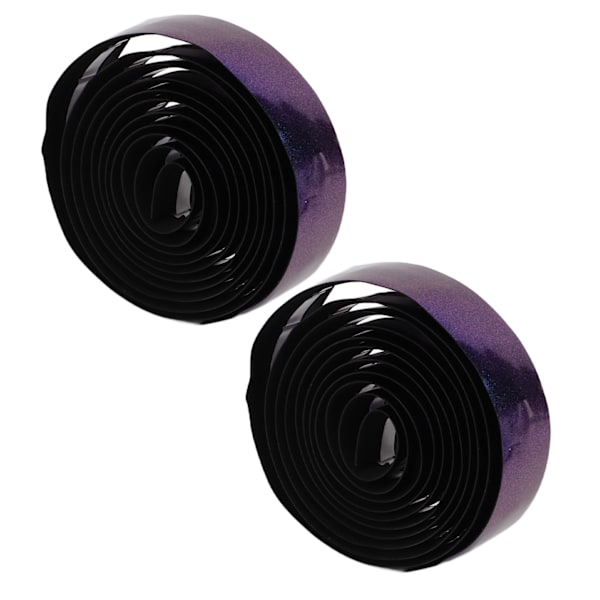 ENLEE Sykkelstyretape Støtdempende og sklisikker gradient Farge Sykkelstyre Wrap 2 Ruller Aurora Gradvis Blå