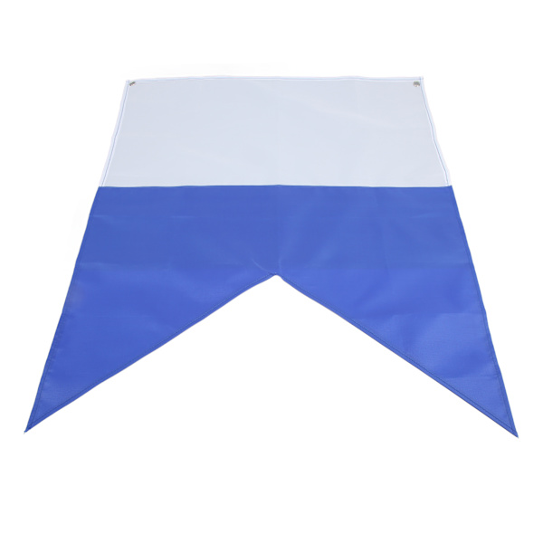 Blå og Hvite Dykkeflagg Lys Farger Lettvekt 70x60cm Polyester Dykkerflagg for Snorkling Undervannsaktiviteter