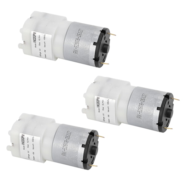 3st mikro vattenpump mini dränkbar motor akvarium lufttillbehör DC6V VN3202PM