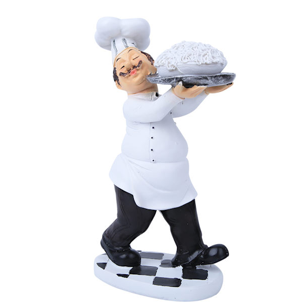 Bakevaredekor Gavepynt Kokk Harpiksfigur Dekorasjon for stilig restaurant Cafe7124T-02-Ramen Chef