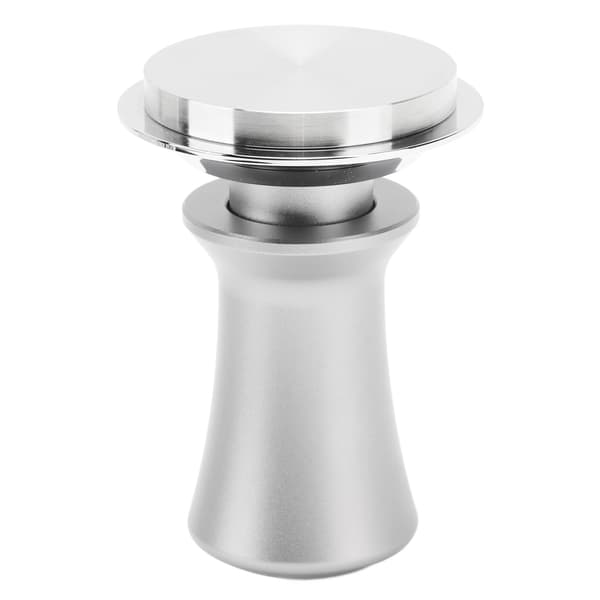 Kaffe Tamper Kaffe Pulver Press Hammer Rustfrit stål Konstant tryk Kompatibel med kaffetilbehør Sølv 51mm