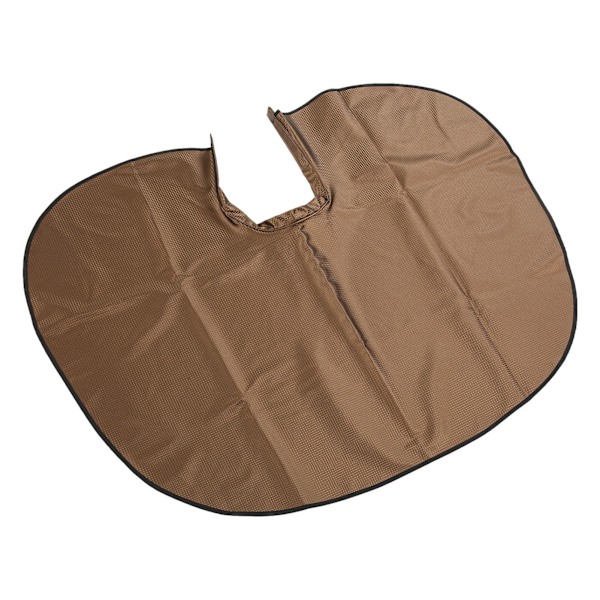 Vattentät hårklippning Cape Hemmasalong PU Läder Hårfärgning Cape Skägg Förkläde för Styling Schampo Kaffe