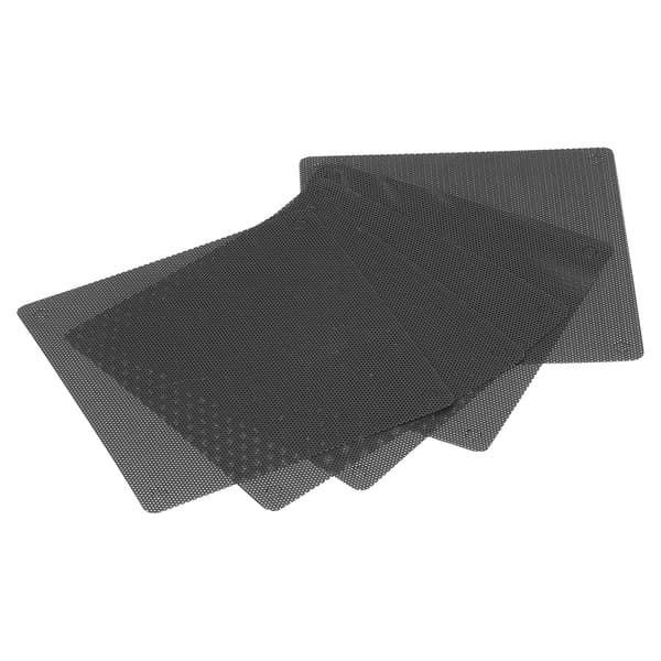 5 stk. 12 cm Datamaskin Vifte Deksel PC Datamaskin Laptop PVC Støvtett Vifte Støvfilter Svart
