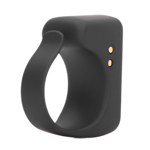 Fjärrkontroll Scrollring Bluetooth APP Page Turner ABS Kamera Fjärrstyrd slutare Selfie-knapp med laddningsfodral för mobiltelefon Svart
