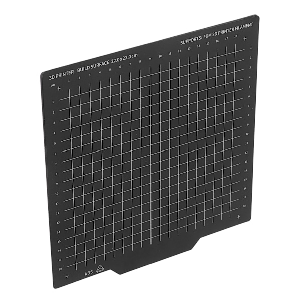 Byggplåt fjäderstål 2-sidig magnetisk flexibel plåt 3D-utskrift Skrivare Hotbed delar 220x220 mm