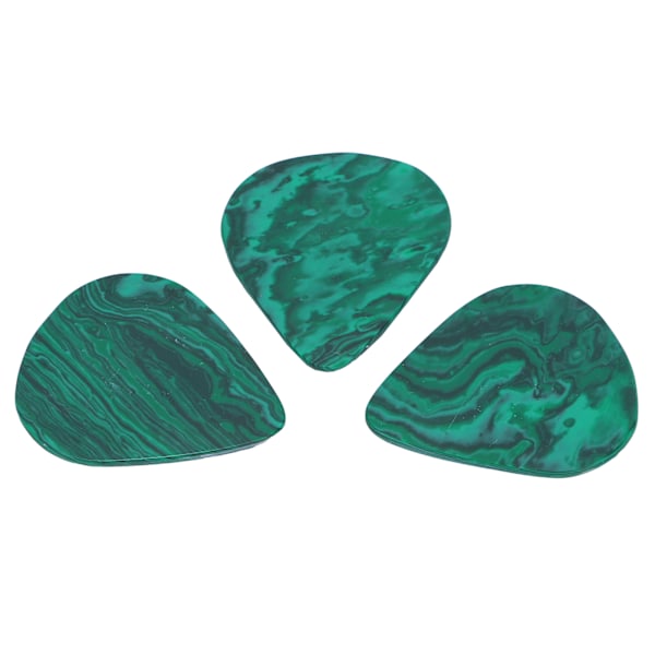3 st Malakit gitarrspel plektrum Tjock gitarr plektrum Instrument Plektrum Tillbehör