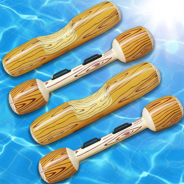 4 kpl Uima-allaskelluke puhallettava vesiurheilupuskuri Leikkiä hauska lelupeli Uima-allas kelluke, malli: Monivärinen