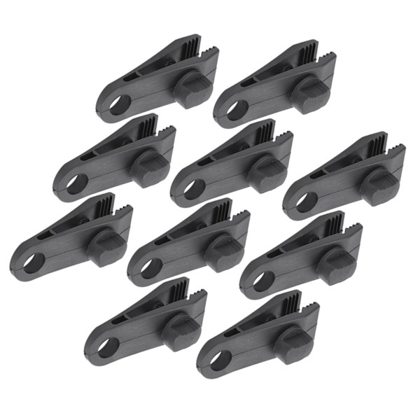 10st Tältklämma Tarp Markis Instant Clamp Utomhuscamping Vindtät fästspänne Tillbehör