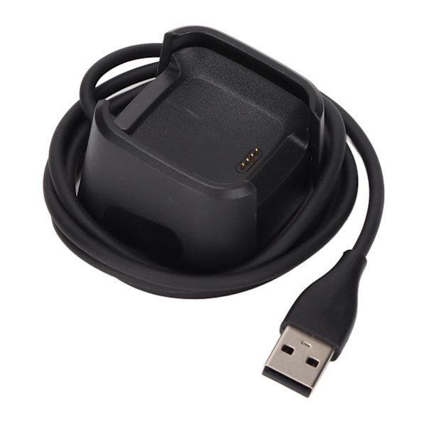 Lader USB Ladeledning Dokkingsstasjon for Fitbit Versa Smartklokke 1m Kabel Lengde