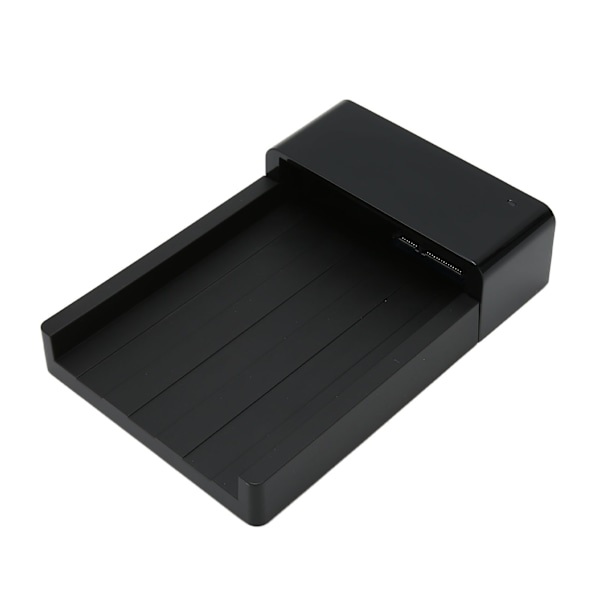 HDD Lay Flat Dokkingsstasjon USB3.0 til SATA 5Gbps Plug and Play Harddiskleser for 8TB 2,5/3,5 tommer SATA HDD 100‑240V EU-kontakt