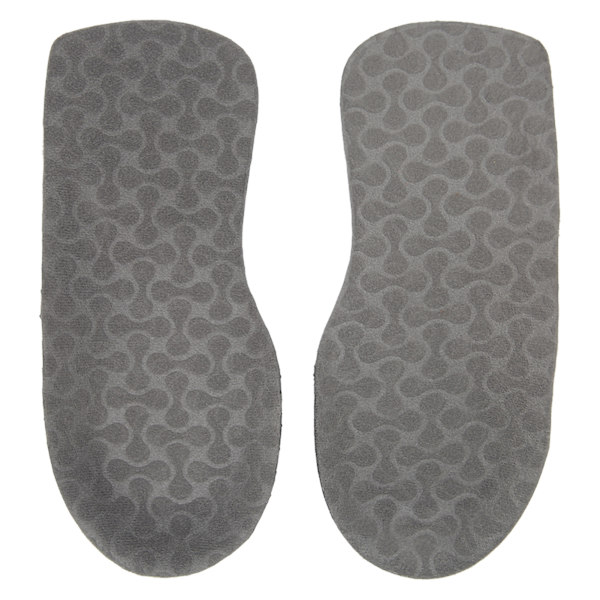 PU Plantar Fasciitis Fötter Innersulor Smärtlindring Arch Supports Ortotics Inserts GrayS
