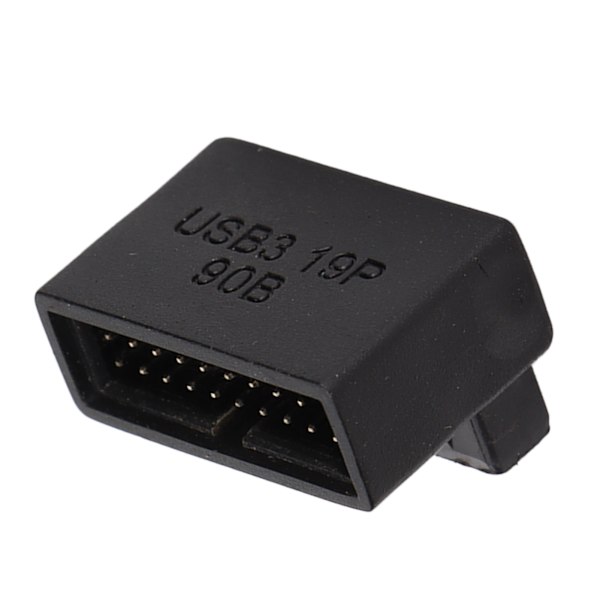 USB 3.0 90°-adapter Flerskiktskretskort Enkel installation 19/20-stifts strömadapterPH19B