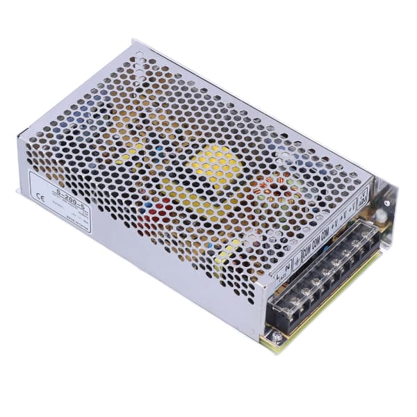 Switching Power Supply Hul Stabil DC Strømforsyning Transformator for LED Strip Datamaskinprosjekt Skjerm Kamera AC240VS-200-5