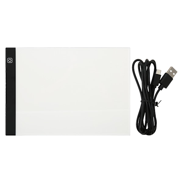 A4 LED Kopierbord med Justerbar Lysstyrke, USB-Strøm, Øyevennlig, Bærbar og Lett Kopierings- og Tegnebrett for Kunstnere, Animasjon, Skissering