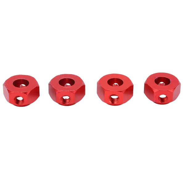 RC Hex Hjulnavadapter Navbreddande Koppling för Traxxas 1/10 RC Crawler Bil Röd 6mm