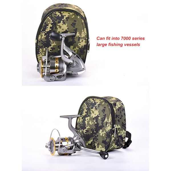 Bærbar fiskehjulveske Fiskespinnhjul Beskyttelsesveske Gear Bag