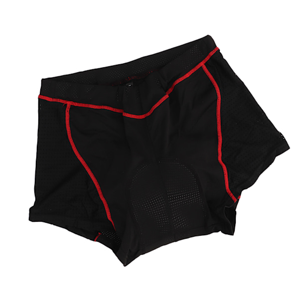 Cykelunderkläder Andas stötsäkra 5D vadderade cykelshorts Snabbtorkande för utomhuscykling Svart BL151 2XL