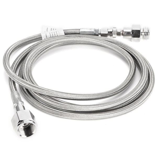 G5/8‑14 // TR21‑4 Ekstern sodavandslange CO2-tank Højtrykslangadapterkit Tilbehør 2,5 m