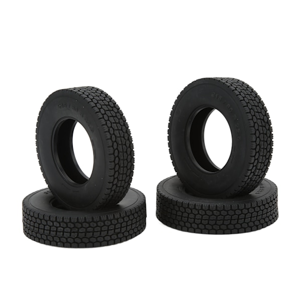 4 kpl RC etu- ja takakumirenkaat 22 mm leveys pyöränrenkaat Tamiya 1/14 RC Trailer Upgrade Parts