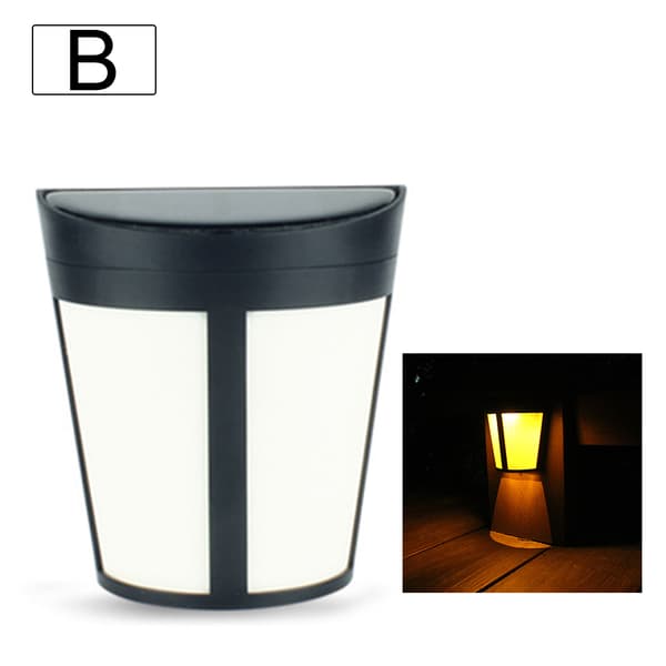 Solar Natlampe 6LED Havelampe Lyssensor Solenergi Lys til Hjem Udendørs Gade Gård Havehegn