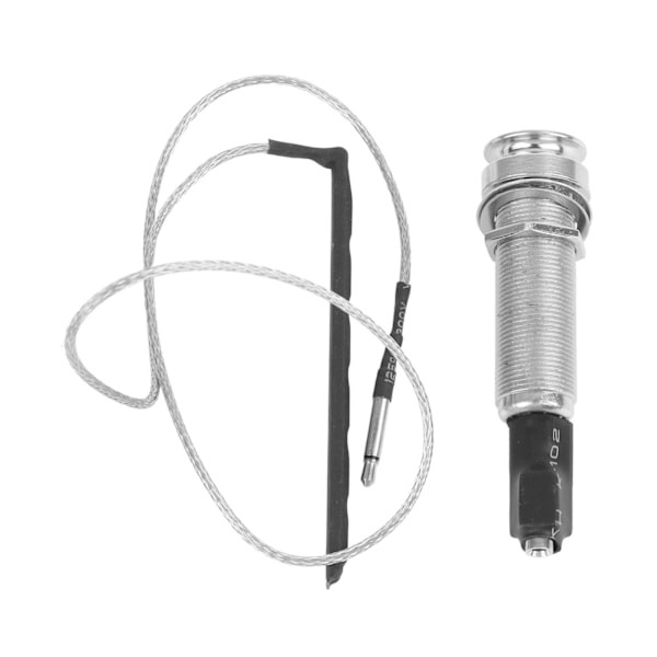 Akustisk gitarr pickup under sadel Piezo pickup sticka med 6,35 mm Endpin Output Jack