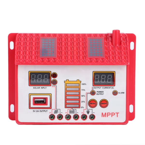 【NX】12V MPPT Solar Charge Panel Regulator med LED-display Maksimal Power Point Tracking Battericontroller