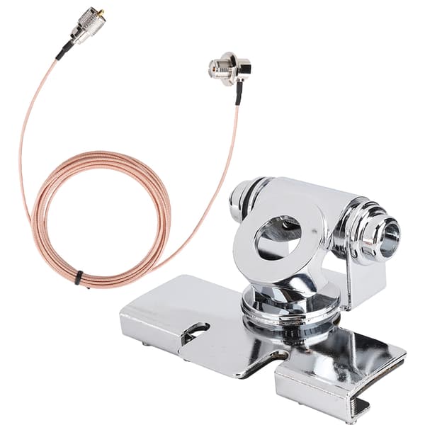 RB-400 Mobil Bilantenne Beslag Sideklips med 5M Feeder og Kit Sort Bilradio Tilbehør