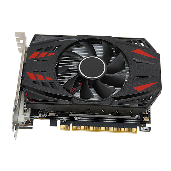 Spill Grafikkort 2GB GDDR3 64bit PCIe1.1 X16 700MHz klokke Dobbel kjøleventilator Skrivebord grafikkort for dataspill