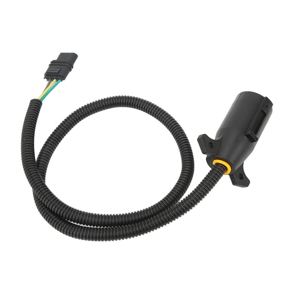 7-vejs rund til 4-vejs flad trailerstik Kabel Bremselyskontrol ledningsnet