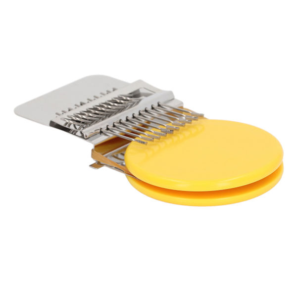 Ministickmaskin 10 nål Enkel användning Minivävmaskin Handstickningsmaskin för hemreparation Gul