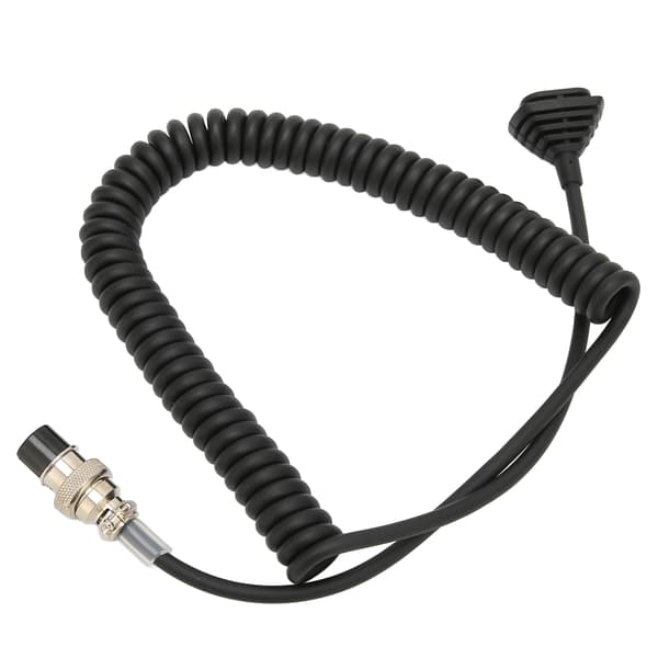 Håndmikrofonkabel Udskiftning Strækbart Højttalermikrofonkabel til Alinco DR‑03 DR‑06 DR‑135 DR‑235 DR‑435