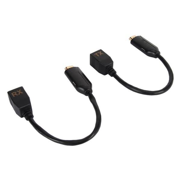 HD Multimedia Interface Extender Full HD 1080p over Cat5e Cat6 Opptil 196,8 fot RJ45 Ethernet-sender/mottaker 100-240V US-plugg